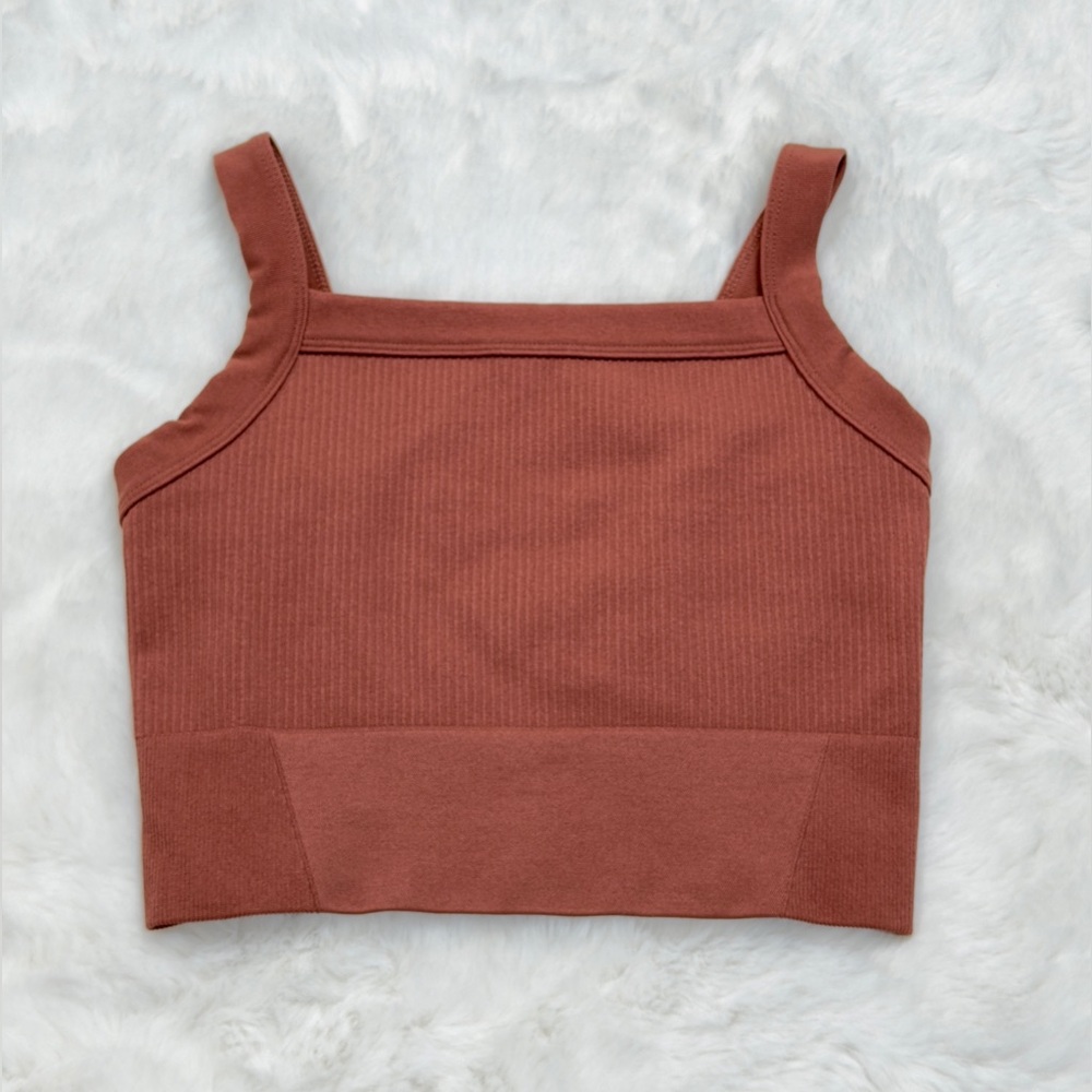 Like-new YPB by A&F Seamless Core Ribbed Square-neck tank